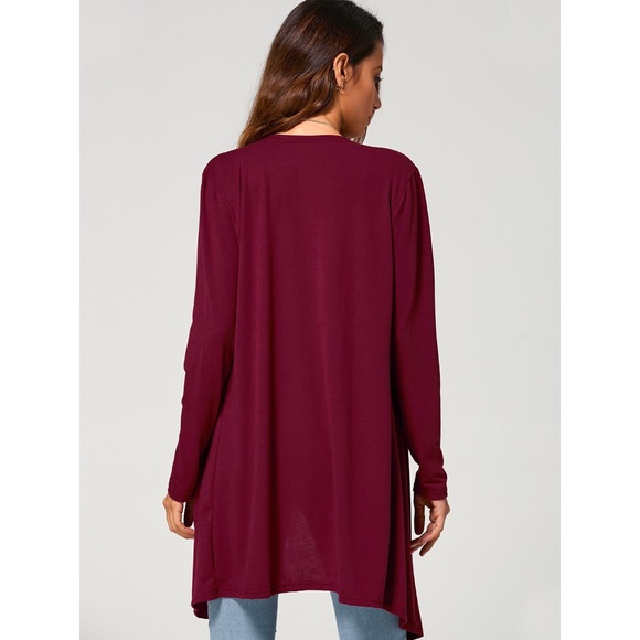💥LAST ONE!💥 Long Duster Draped Cardigan - Picture 3 of 3