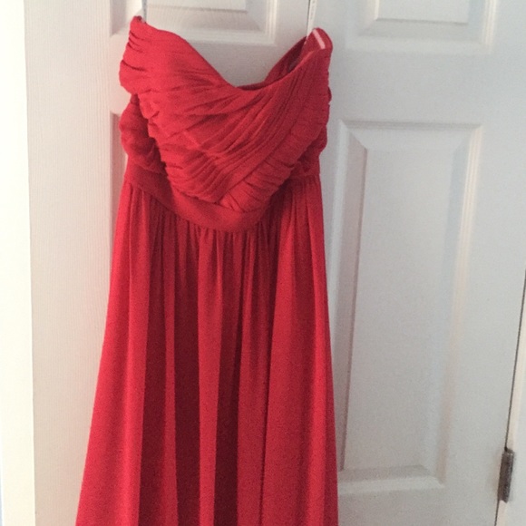 Red bridesmaids dress - Picture 1 of 3
