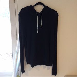 Brandy Melville Black Knit Hoodie