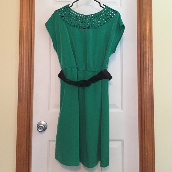 Holiday Green knee length dress