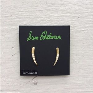 Sam Edelman Tapered Pave Ear Crawlers