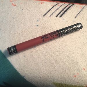 Kat Von D liquid lipstick in Double Dare