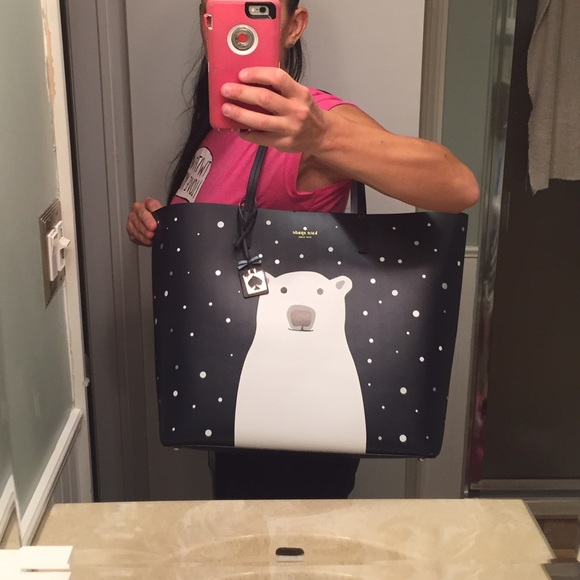 58 off kate spade Handbags ️Kate Spade Limited Polar Bear Tote 🐻