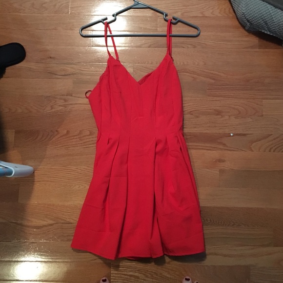 Size 8 red romper from Hello Molly