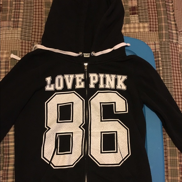 PINK 86 zip up sweatshirt