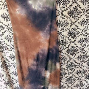 Tie Die Strapless Bodycon Dress ✨