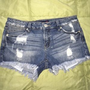 Denim shorts