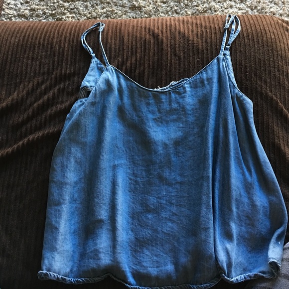 Denim tank top