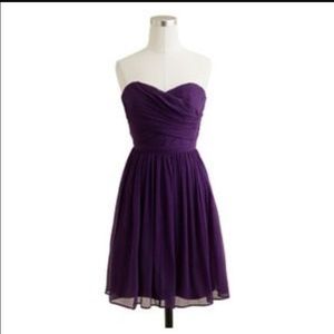 J. Crew Arabelle Silk Chiffon Dress