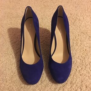 Nine West royal blue heels