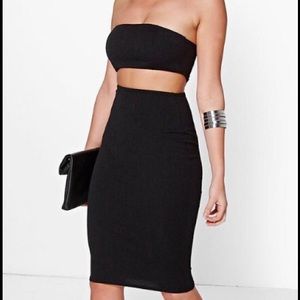 Choker cut out dress