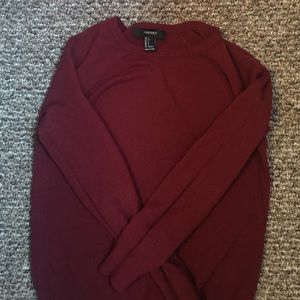 Burgundy Sweater - Forever 21