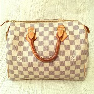Louis Vuitton Speedy 30 Damier Azur