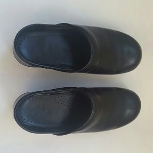 Dansko black clogs 37