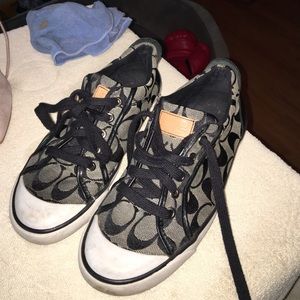 Size 7 authentic coach sneakers