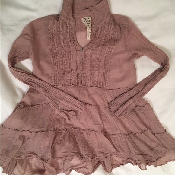 Delicate Mauve Long Sleeve Shirt