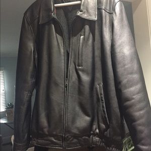 Men's leather jacket