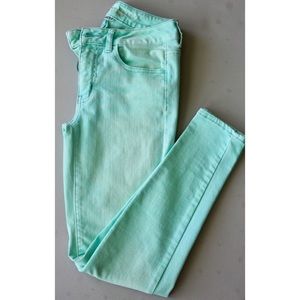 Mint Skinny Jeans