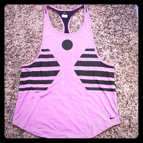 Nike Dry-Fit Tank Top-Purple Sm