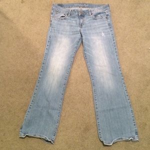 White wash jeans