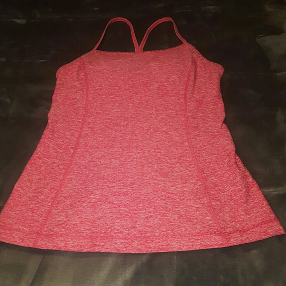Under armour tank with built-in bra