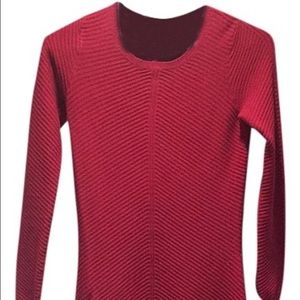 Dark Red Andrew Marc Sweater dress