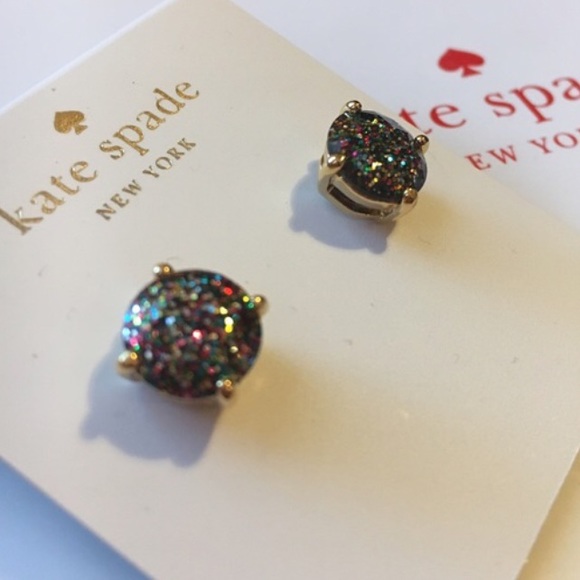 🎀NEW🎀Kate Spade Glitter Gumdrop Earrings - Picture 2 of 3