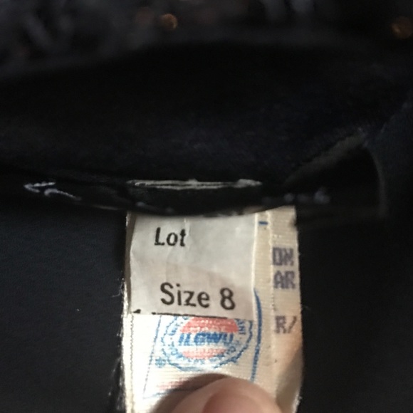 Late Edition Navy Blue party dress- size 8 - Picture 4 of 4