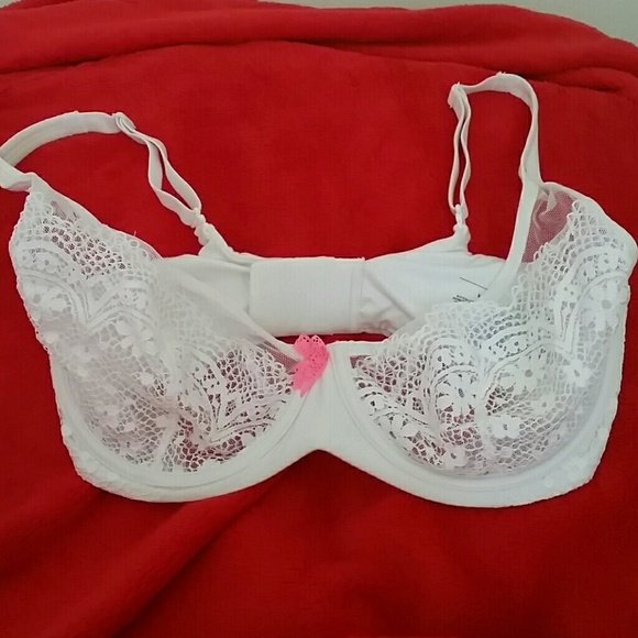 White Lace Bra