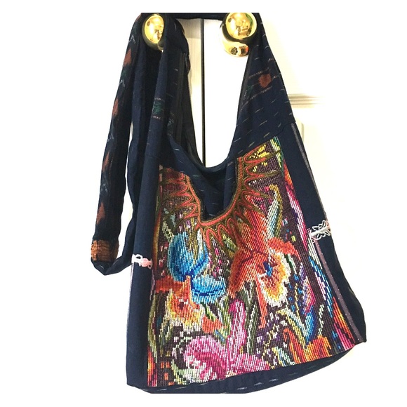NEW authentic embroidered Mexican crossbody bag