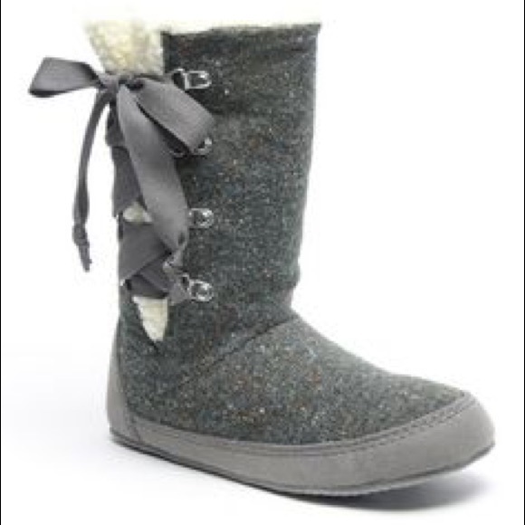 *NEW* Dark Grey Knit Boots