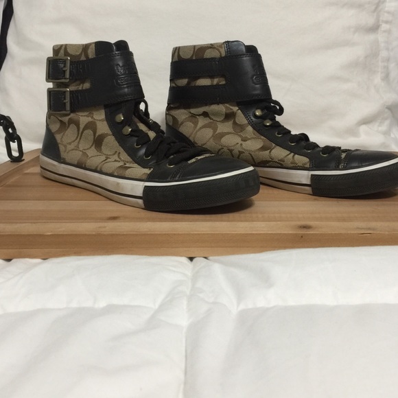 Coach high top shoes