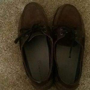 Sperry topsider dark brown leather