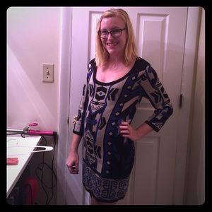 🚫SOLD🚫 Tribal Print Sweater Dress