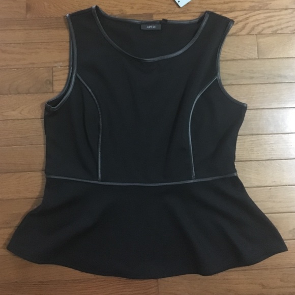 Apt. 9 Peplum sleeveless Top Kohl's L