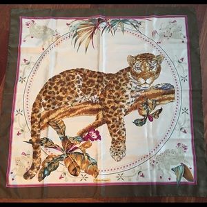 Authentic Ferragamo Silk Scarf