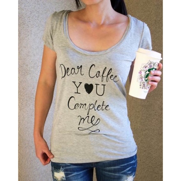 🎉HP🎉 Coffee Grey Graphic Tee - Picture 3 of 3