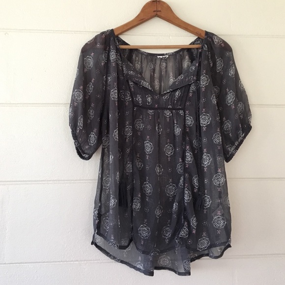Tops - 🔵 Sheer blouse