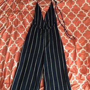 Halter Romper with Open back