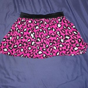 Pink Cheetah Skirt
