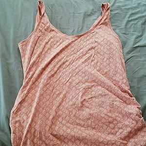 Salmon Patterned Maternity tank