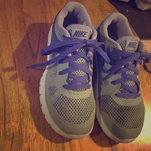 Little girls' sneakers.