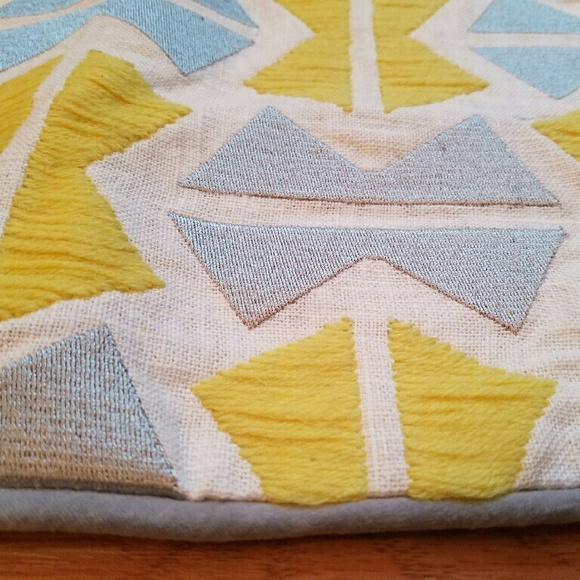 Hand Embroidered Decorative Pillow Case - Picture 3 of 4