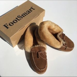 FootSmart Shearling Lined Moccasins