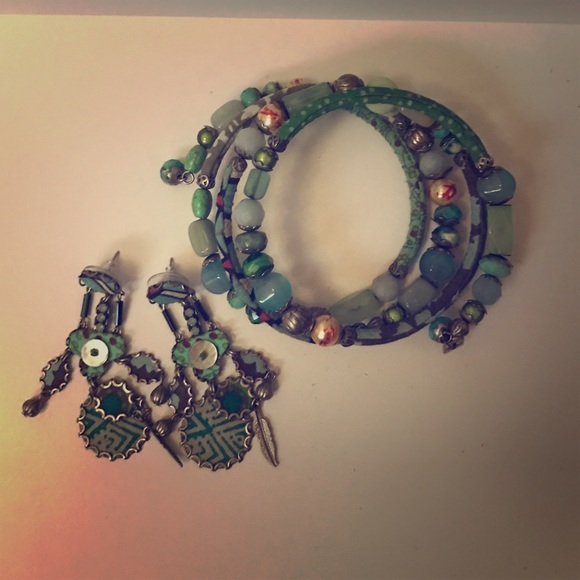 Ayala Bar Hip Collection bracelet and earrings