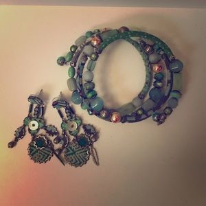 Ayala Bar Hip Collection bracelet and earrings