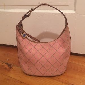 Dooney and Bourke small pink logo bag
