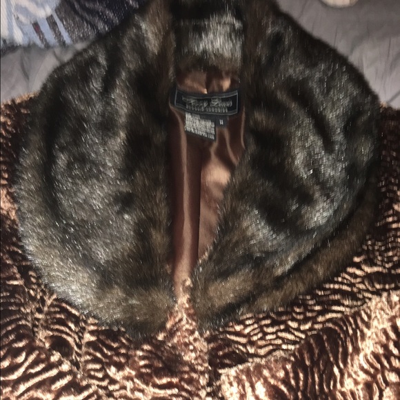 Terry Lewis Faux Seal Jacket
