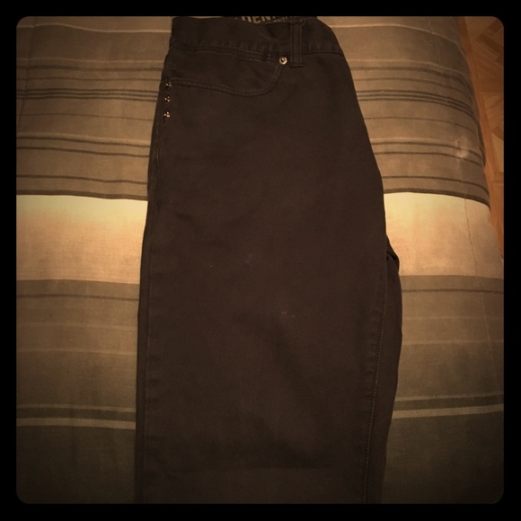 Regular Black Denim Jeans