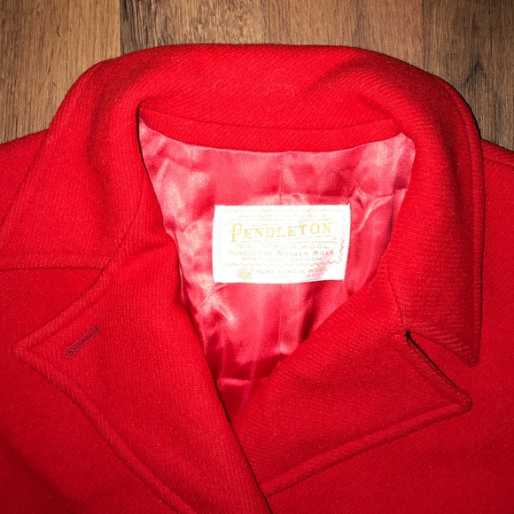 Vintage Pendleton Medium Full Button Wool Peacoat - image 2